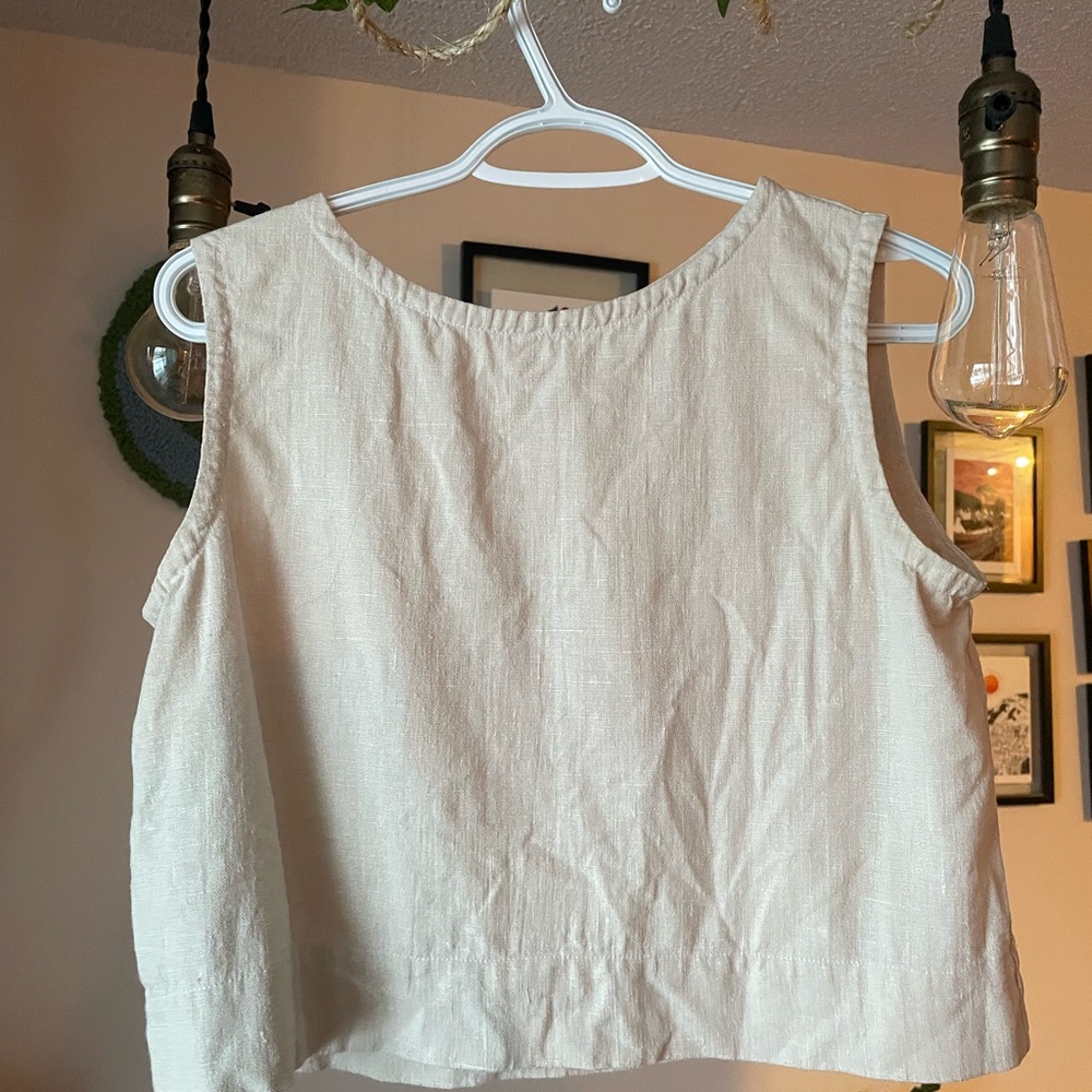 Shelter linen Lou tank